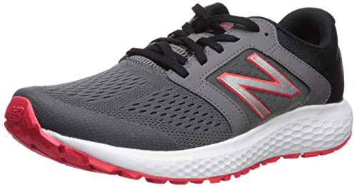 New Balance Men's 520v5 Running Shoes, Grey (Grey/Red), 9 UK (43 EU)