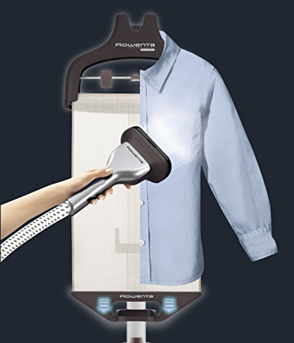 Rowenta Master Valet Steamer IS6300D1 - Centro de planchado vertical (1500 W, soporte y percha integrada), color gris