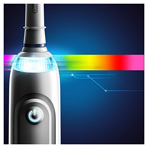 Oral-B Genius 8000 Elektrische Zahnbürste, mit TriZone Aufsteckbürste, Positionserkennung, Bluetooth, Timer, Reiseetui