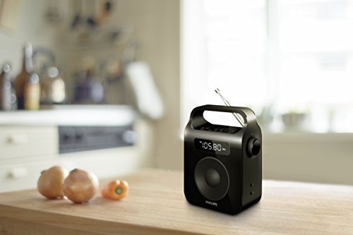 Philips AE2600B/12 Tragbares Radio (UKW/MW-Radiosendern) schwarz