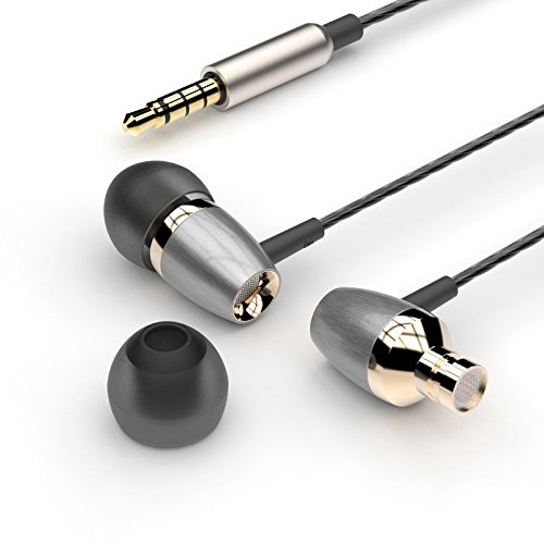 Betron AX3 Earphones Noise Isolating in Ear Headphones Balanced Bass Driven Sound with Microphone for Apple iPhone, iPad, iPod, Samsung, Smartphones, Tablets, Mp3 Players
