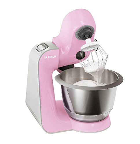 Bosch MUM58K20 Machine Compacte pour Cuisine Rose Dragée/Argent