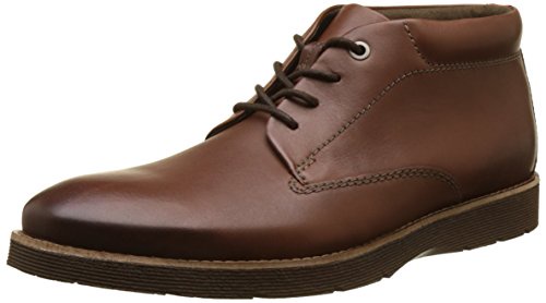 Clarks Men's Folcroft Mid Boots, Brown (Dark Tan Leather -), 9 UK