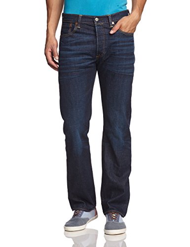 Levi's Herren Straight Leg, Jeans, 501 Original Fit, 00501-1622, GR. W32/L32 (Herstellergröße: W32/L32), Blau