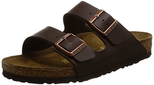 Birkenstock Arizona, Unisex-Adults' Sandals, Brown (DARKBROWN), 4.5 UK