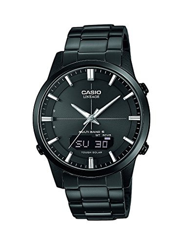 Casio Wave Ceptor – Herren-Armbanduhr mit Analog/Digital-Display und Massives Edelstahlarmband – LCW-M170DB-1AER