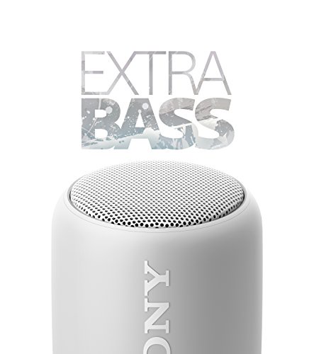 Sony SRS-XB10 Altoparlante Wireless Portatile, Extra Bass, Bluetooth, NFC, Resistente all'Acqua IPX5, Bianco