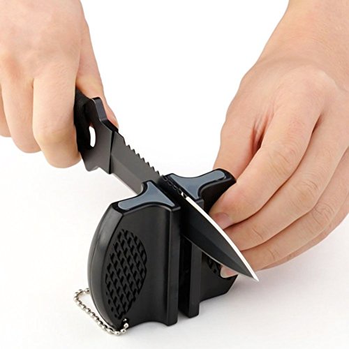 Beauty*Top*Picks Camp Ceramic Pocket Kitchen Knife Sharpener Rod Tungsten Steel Tool
