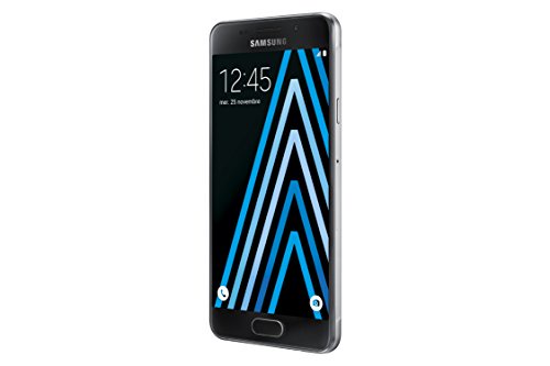 Samsung Galaxy A3 2016 Smartphone débloqué 4G (Ecran: 4,7 pouces - 16 Go - Simple Nano-SIM - Android 5.1 Lollipop) Noir