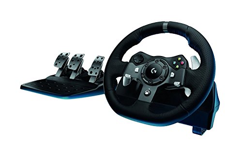 Logitech G920 Racing Lenkrad Driving Force für Xbox One, PC,Schwarz