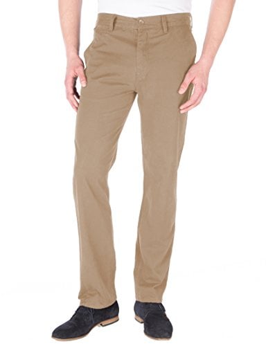 James Tyler Mode - Chino - Pantalon Homme - Beige (Camel) - W32/L34 (Taille fabricant: 32/34)