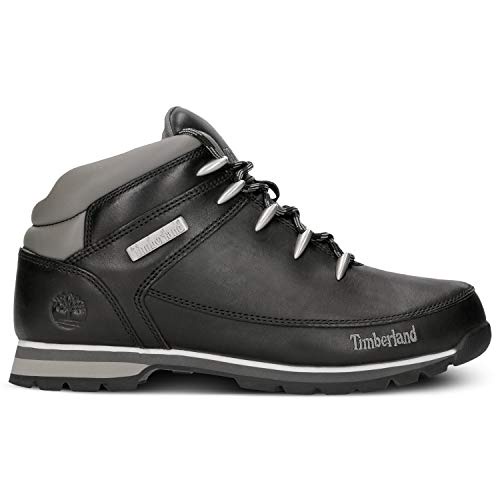 Timberland Men's Euro Sprint Hiker Chukka Boots, Black Nubuck, 10 UK 44.5 EU