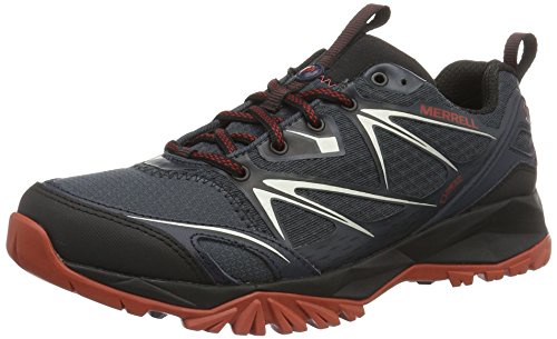 Merrell Men Capra Bolt Gtx Low Rise Hiking Boots, Black (Black/Navy), 8 UK 42 EU