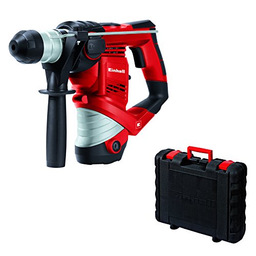 Einhell Bohrhammer TC-RH 900 (900 W, 3 J, Bohrleistung in Beton 26 mm, SDS-Plus-Aufnahme, Metall-Tiefenanschlag, Koffer)
