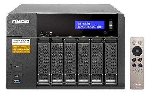 QNAP TS-653A-4G 6 TB (6 x 1 TB WD RED) 6 Bay Network Attached Storage Unit with 4 GB RAM