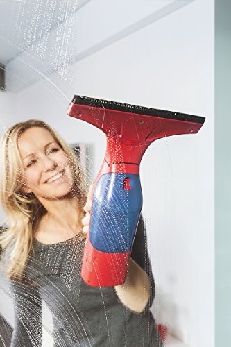 Vileda Windomatic Fenstersauger mit flexiblem Kopf für streifenfreie Fenster