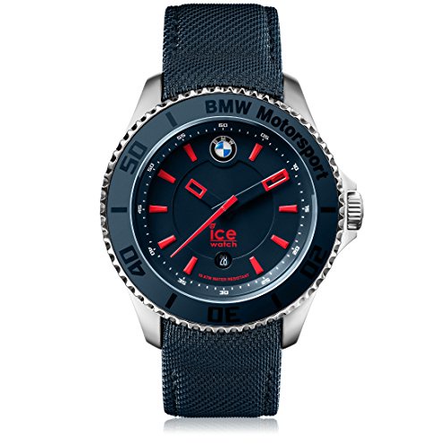 Orologio Unisex Ice-Watch, BMW Motorsport, Nero Grigio Rosso, Taglia L