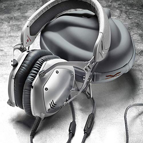 V-MODA Crossfade M-100 Over-Ear Noise-Isolating Metal Headphone - White Silver