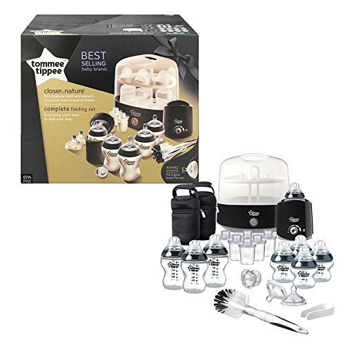 Tommee Tippee Complete Feeding Set (Black, Closer to Nature)