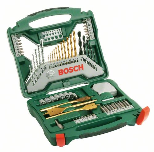 Bosch Titanium Drill and Screwdriver Set, 70 Pieces