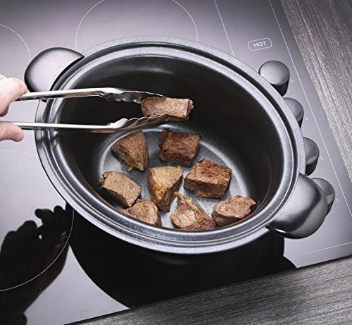 Russell Hobbs Digital Searing Slow Cooker 22750, 6 L - Stainless Steel and Silver