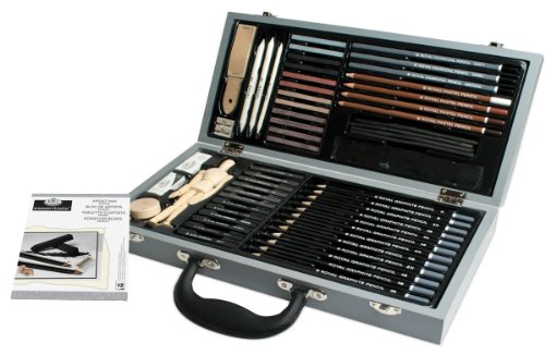 Royal & Langnickel Boîte de luxe Set d'artiste Esquisse