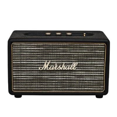 Marshall Acton  04091800 Bluetooth Lautsprecher (3,5 mm Eingang) Schwarz