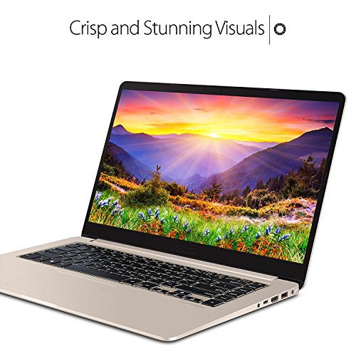 ASUS S510UQ-BQ178T VivoBook Slim 15.6-inch Nano Edge Screen (Gold) - (Intel Core i5-7200U, 8 GB RAM, 256GB SSD, Nvidia GTX940MX, Windows 10)