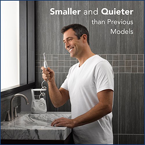 Waterpik WP-660UK Ultra Professional Water Flosser - White Edition (UK 2-Pin Bathroom Plug)