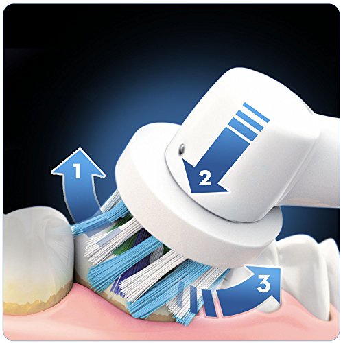 Oral-B White 7000 CrossAction Spazzolino Elettrico con Connettività Bluetooth, Bianco
