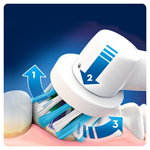 Oral-B Smart Series 6500 CrossAction Electric Rechargeable Toothbrush with Bluetooth Connectivity and Smart Series Powered by Braun (Packaging May Vary) - Ships with 2 pin UK plug