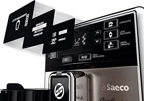 Saeco HD8927/01 PicoBaristo Kaffeevollautomat, integriertes Milchsystem, edelstahl