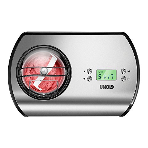 UNOLD Eismaschine One, mit Kompressor, 1,2 Liter Eiscreme, 48865