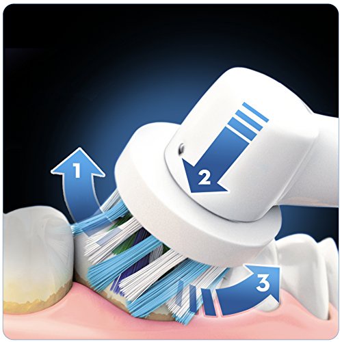 Oral-B Smart Series 6000 CrossAction Electric Rechargeable Toothbrush with Bluetooth Connectivity and Smart Series Powered by Braun (Packaging May Vary)