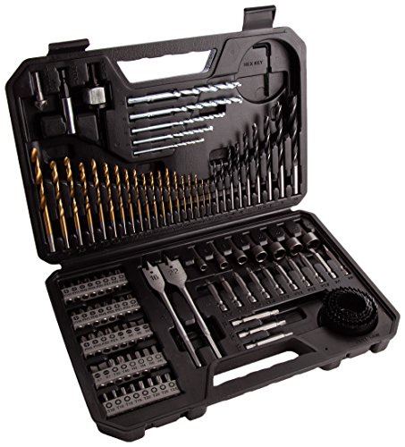Bosch 2608594070 Mixed Accessory Set (103 Piece), Black