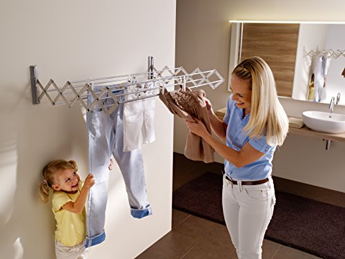 Artweger 334 RuckZuck 120 Clothes Dryer and Mounting Set, Silver