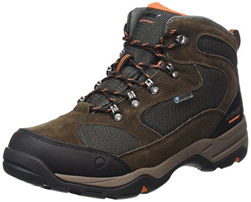 Hi-Tec Men Storm Waterproof Light Hiking Boots - Brown (Dark Chocolate/Dark Taupe/Burnt Orange 041), 44 EU (10 UK)