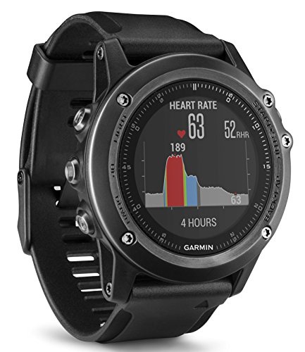 Garmin Fenix 3 Sapphire HR GPS Multisport Watch with Outdoor Navigation and Wrist Based Heart Rate
