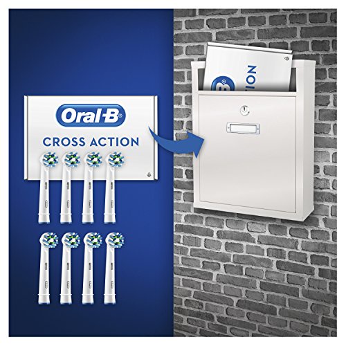 Oral-B Cross Action Têtes de brosse à dents, Lot de 8