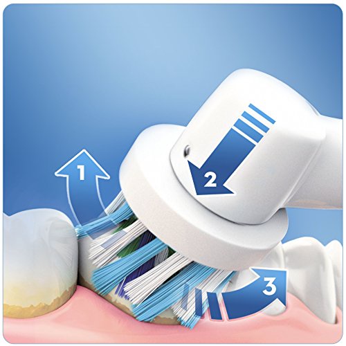 Oral-B Pro 790 Elektrische Zahnbürste Special Edition, mit zwei CrossAction Aufsteckbürsten, Bonus Pack mit 2 Handstücken, schwarz