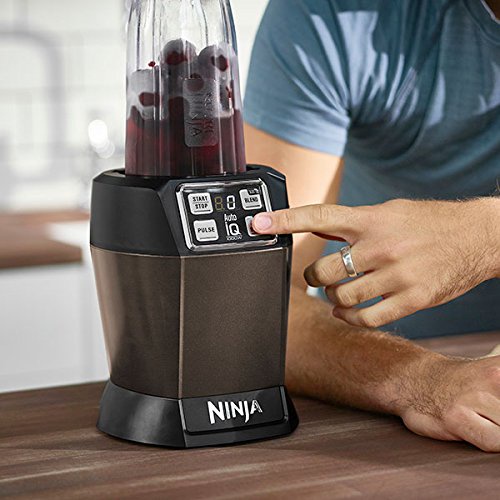 Nutri Ninja 1000W Blender with Auto-iQ - BL480UKMO - Mocha