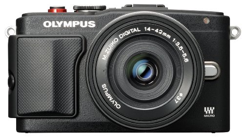 Olympus E-PL6 Interchangeable Lens Camera (Pancake Lens)- Black