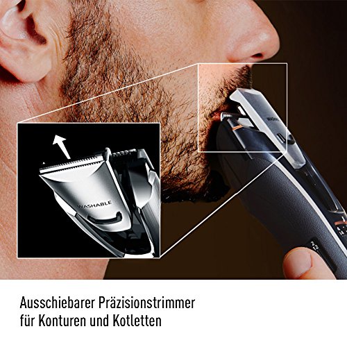 Panasonic ER-GB80 Beard, Hair and Body Trimmer Wet and Dry (40 x Lengths, Three Attachments)