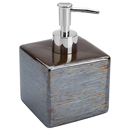 FERIDRAS Cuba Soap Dispenser, Mud, 9.5 x 9.5 x 16 cm