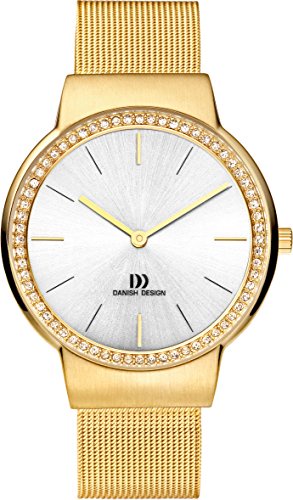 Danish Design - Orologio da polso, analogico al quarzo, acciaio inox placcato oro