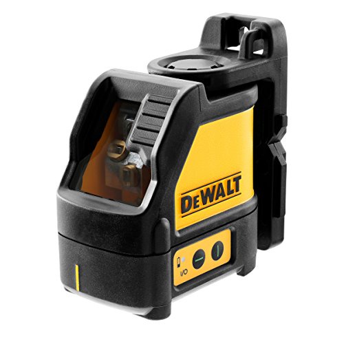 DEWALT DW088CG-XJ Green Beam Cross Line Laser with Carry Case, Yellow/Black