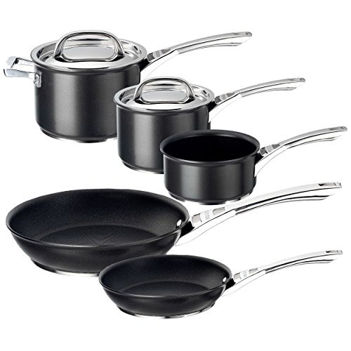 Circulon Infinite Hard Anodised Cookware Set, 5-Piece - Black