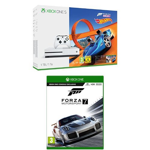 Xbox One S (1TB) with Forza Horizon 3 and Hot Wheels + Forza Motorsport 7