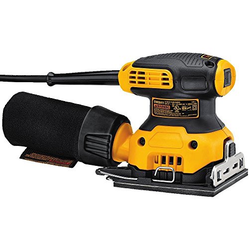 DEWALT DWE6411-GB 240 V 1/4 Sheet Orbital Sander - Yellow/Black