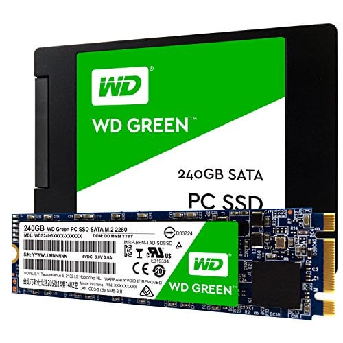 Western Digital 240 GB M.2 SSD - Green
